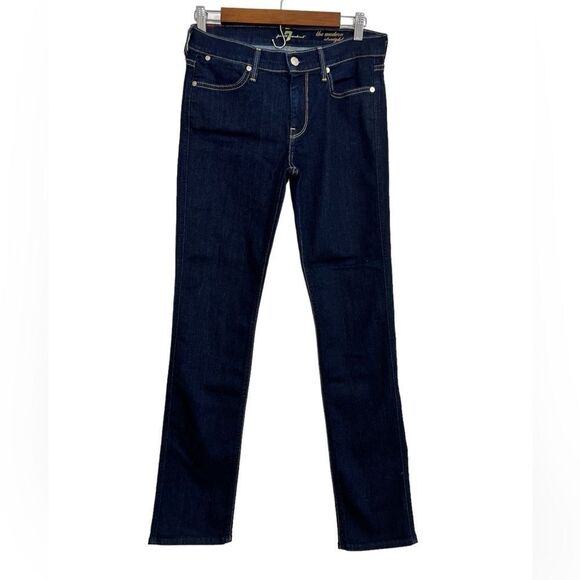 7 For All Mankind Blue The Modern Straight Leg Jean Size 30 - Picture 5 of 15